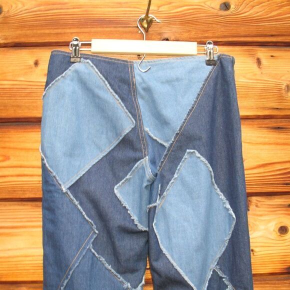 NWOT Jaded London Low Rise Patchwork Jeans - Picture 8 of 11